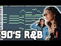 How to make 90s rb beats  fl studio tutorial