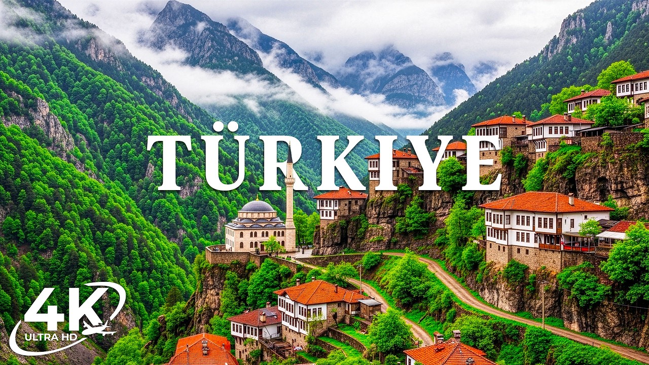 Türkiye 4K | Echoes of Civilizations – Sunlit Minarets, Ancient Valleys & Endless Blue Horizons