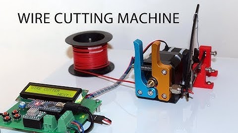 DIY Arduino based Automatic wire cutting Machine