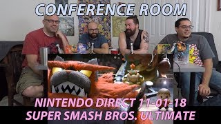 Super Smash Bros. Ultimate Nintendo Direct 11-01-2018 Full Reaction
