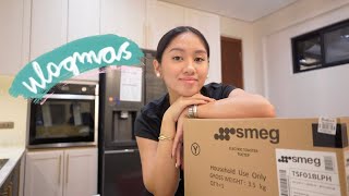 vlogmas day 14 ♡ unboxing home stuff &amp; dinner at my bf&#39;s