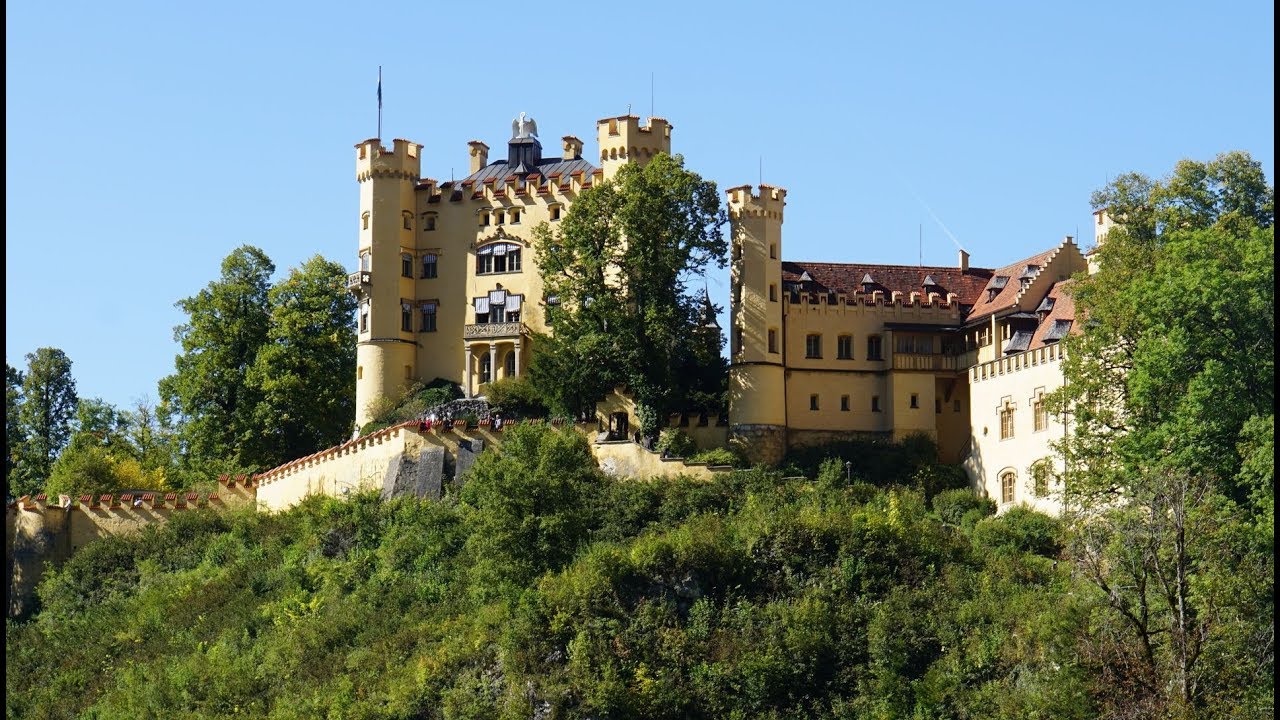 Германия. Бавария. Замок Хоэншвангау - YouTube
