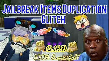 New Felony Dup Glitch 😳😍🔥 (Jailbreak) 2.16.7 | Blockman Go Adventure