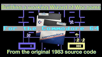 Building Wizard of Wor for the Commodore 64 from the original 1983 source code