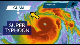 Super Typhoono Sinlaku, worst on Tuesday in Guam &amp; Saipan, Monday afternoon Update