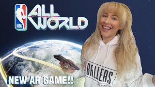 I'VE GOT NBA ALL WORLD!! - First Impressions of Niantic Brand New AR Game! screenshot 5