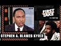 Stephen A. puts blame on Kyrie Irving for the Nets' 113-111 loss vs. the Mavericks | First Take