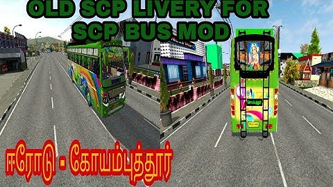 SCP OLD BUS LIVERY FOR SCP BUS MOD