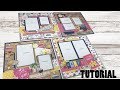 Scrapbook Tutorial | Echo Park | I Love Summer | 4 Layouts | Cutting Guide A