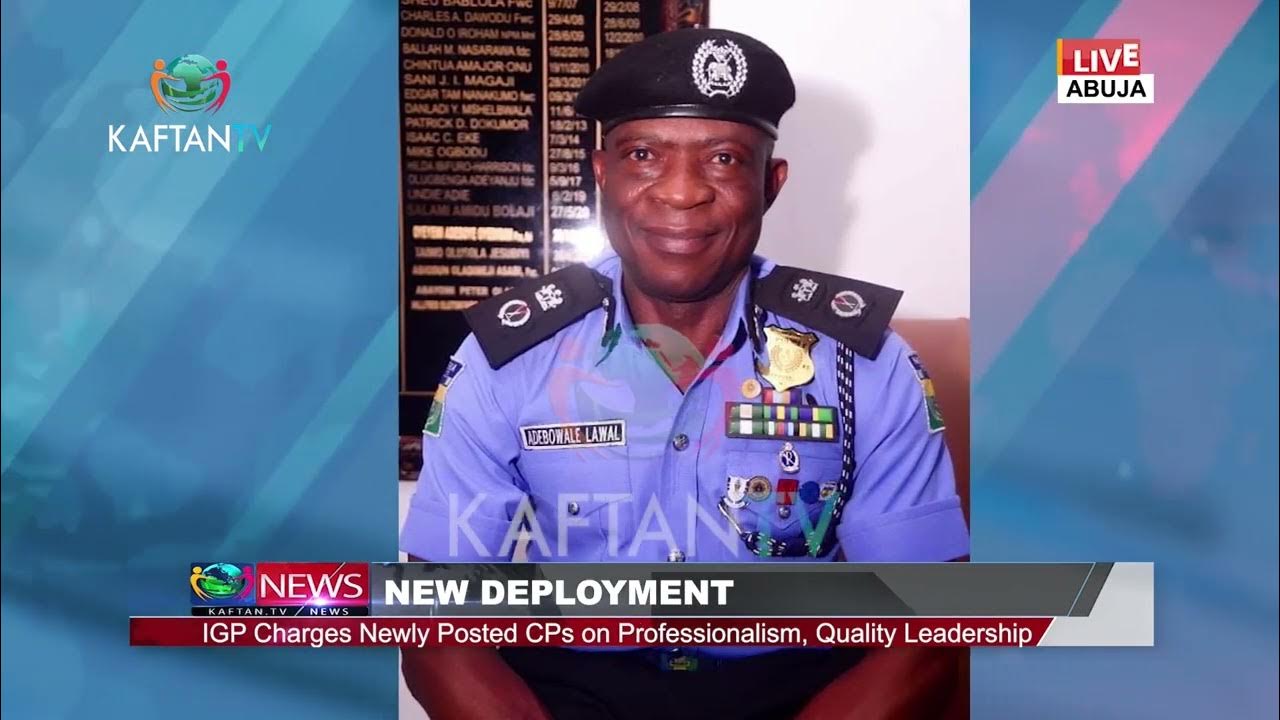 NEW DEPLOYMENT:: IGP Charges Newly Posted CPs on Professionalism, Quality Leadership