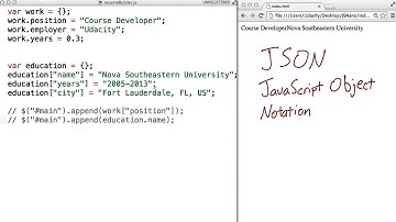 JSON - JavaScript Basics