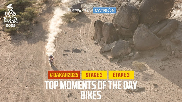 Les meilleurs moments des Motos présentés par Catrion - Étape 3 - #Dakar2025