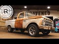 Abandoned Long Bed Farm Truck Converted Into Short Bed Hot Rod | 1965 Ford F100 | RESTORED