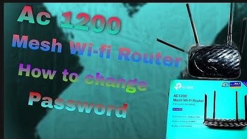 How to Change Wifi Password in router || Tp-Link Ac 1200 Router 2021 | |