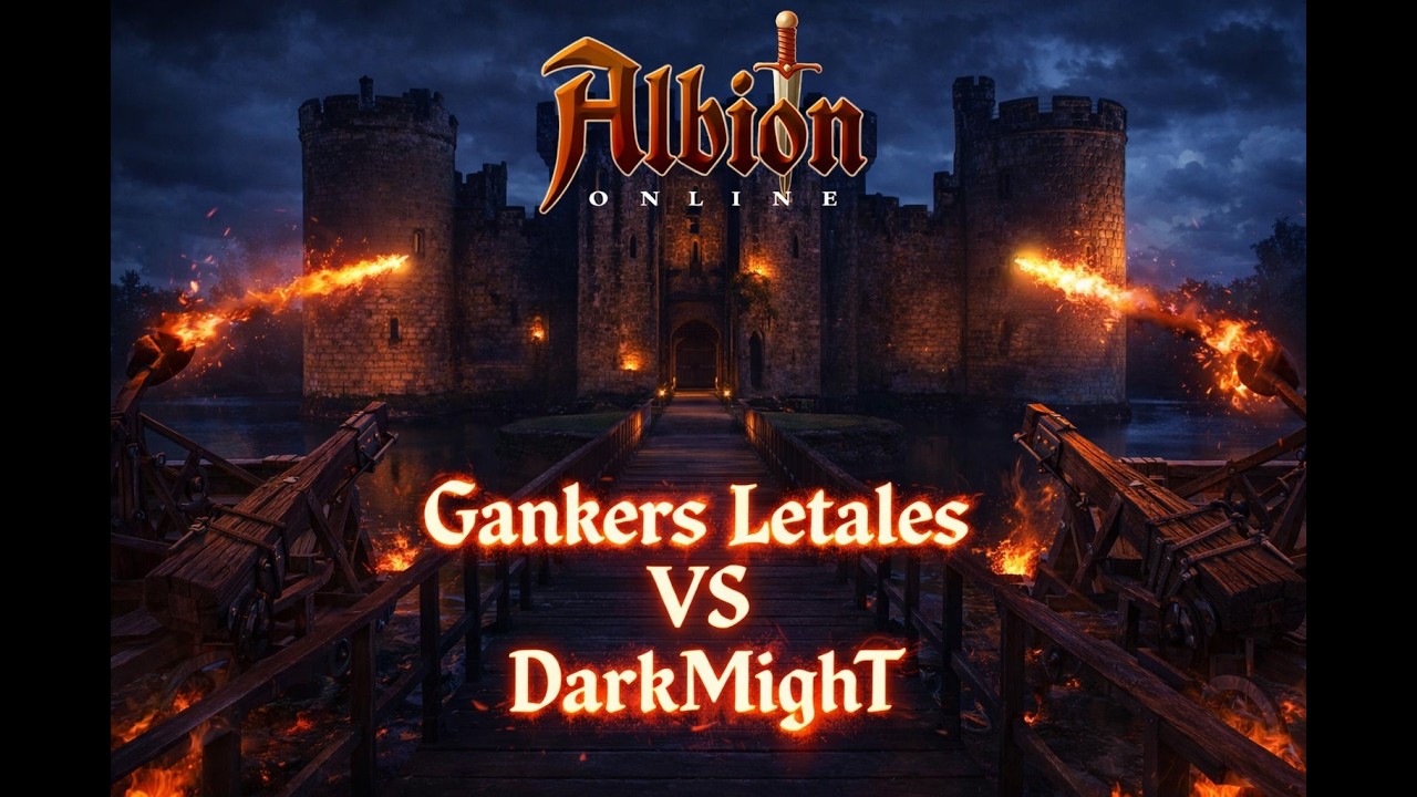 Castillo Gankers Letales VS Darkmight + Pelea de Gankeo!   Albion Online!
