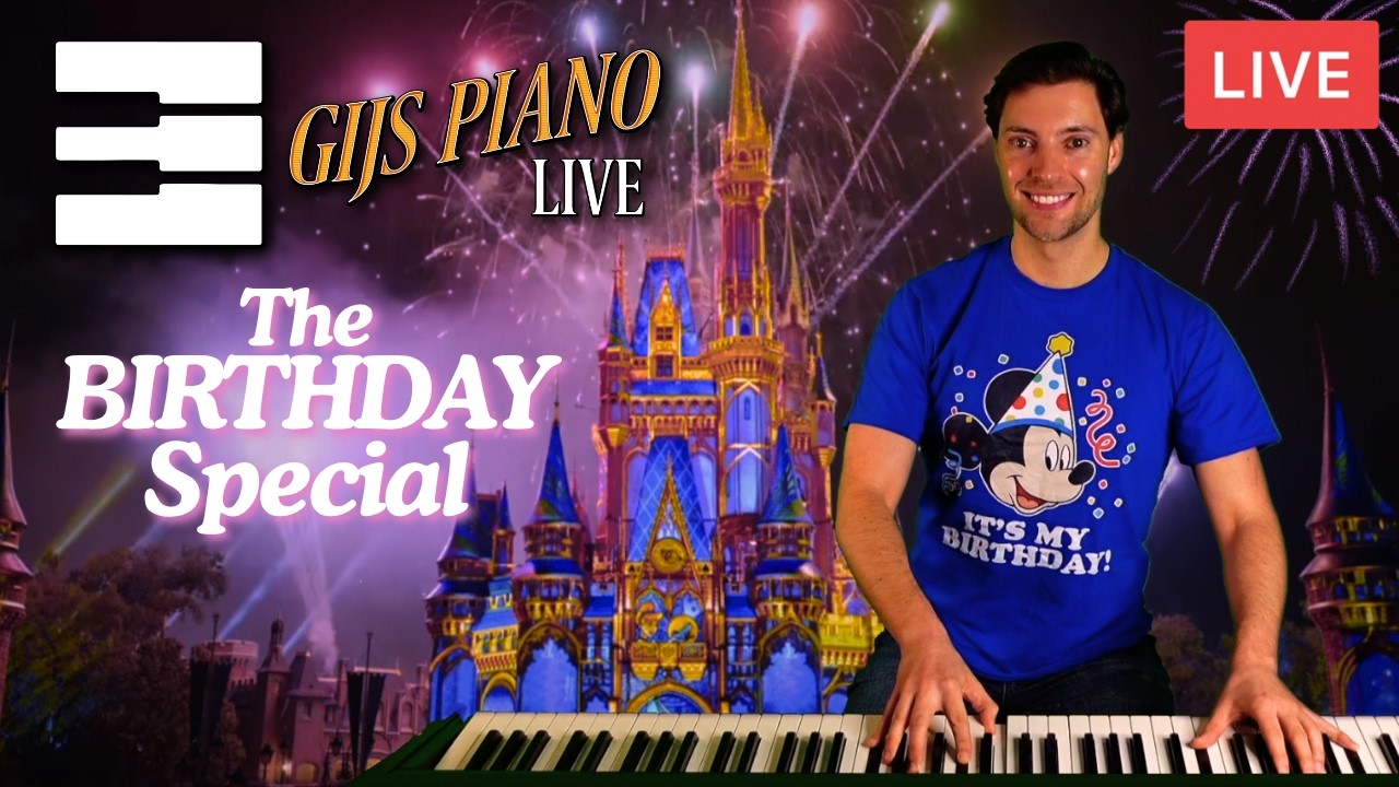 🔴LIVE: The Birthday Special of Gijs Piano LIVE! Come Join the Party!