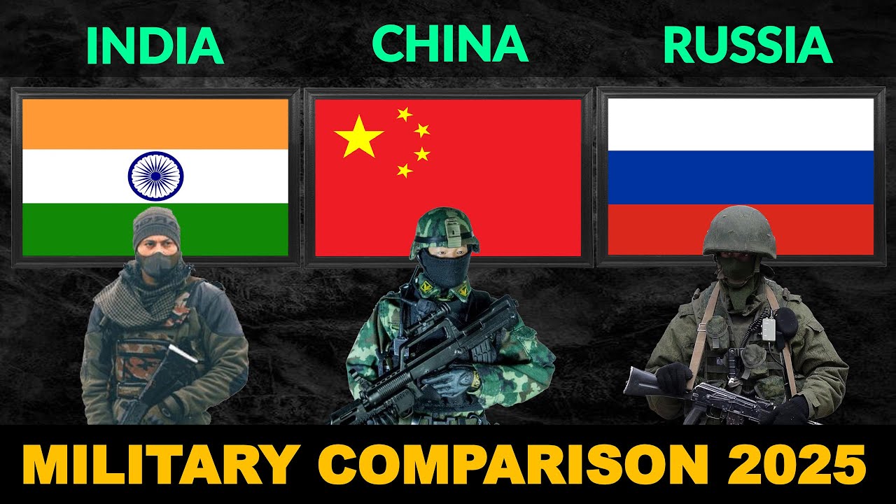 India vs China vs Russia Military Power Comparison 2025 | Defense Tube ...