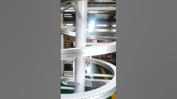 Flexible chain spiral conveyor