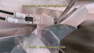 2026 Indonesia Single Chamber Tea Bag Machine, CTC Black Tea Bag Packaging Machine #tea