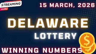 Delaware Day Lottery Results For - 15 Mar, 2026 - Play 3 - Play 4 - Powerball Drawing -Mega Millions