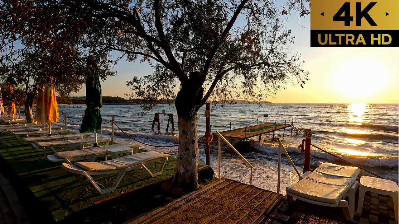 Balıkesir Burhaniye | Pelitköy Sahili | Gemiyatağı Koyu | Walking Tour | 4K | 30fps | 2025 |