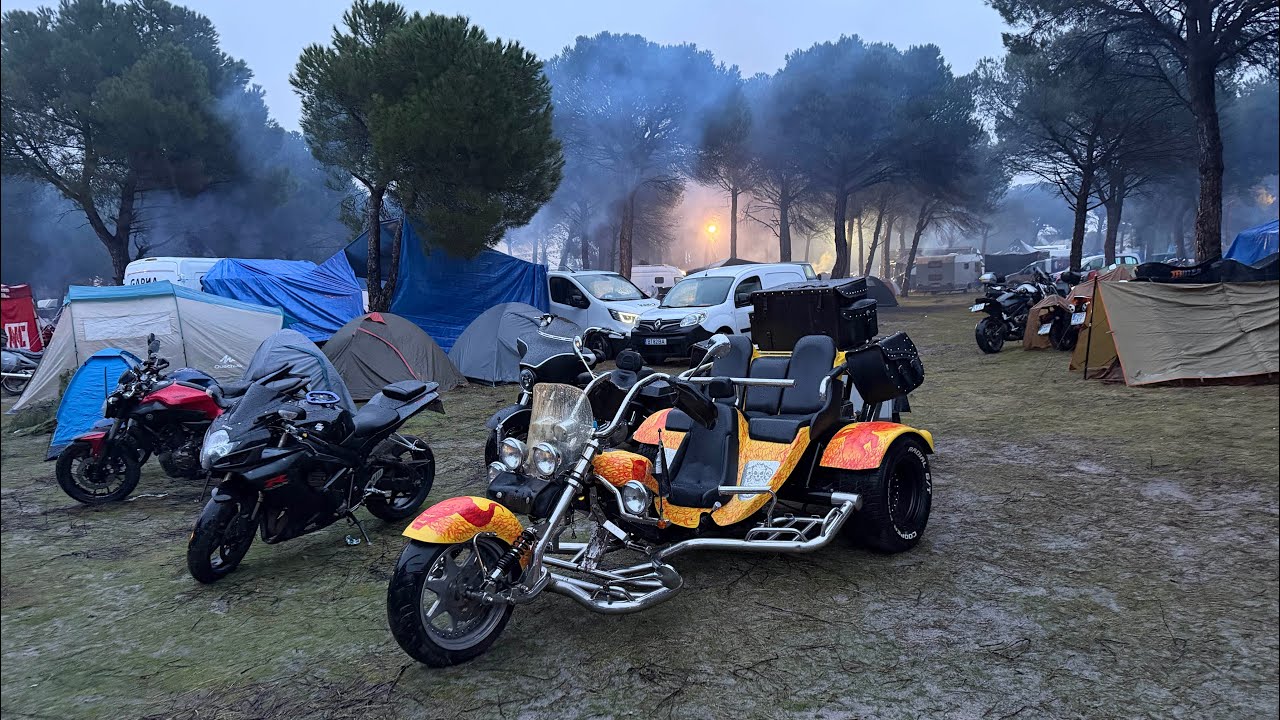 La auténtica esencia motera 🔥 Motauros 2026 desde la zona de acampada! Así amanece el domingo…