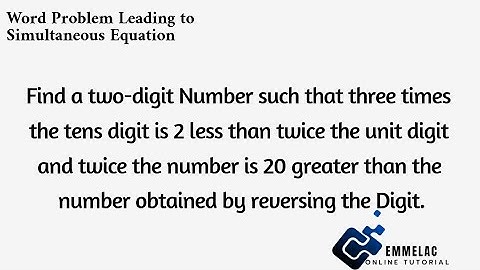 Word Problems Leading To Simultaneous Equations Part 2. WAEC Maths Theory Question