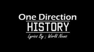 One Direction History Lyrics