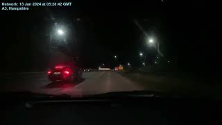 🇬🇧Fill Up & Relaxing Car Travel to MK | Early Morning Dark | No Music | No Talking | A3 M25 M1 A509