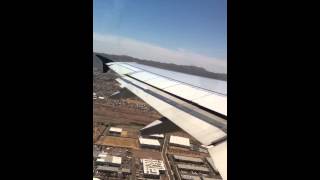 U.S. Air Airbus A319 take off from Phoenix