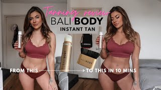 TESTING BALI BODY&#39;S NEW INSTANT TAN | REVIEW AND APPLICATION | AD