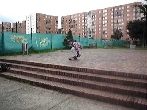 hardflip 4 stairs skateboarding