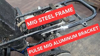 Talking about pulse MIG and fixing a quad frame