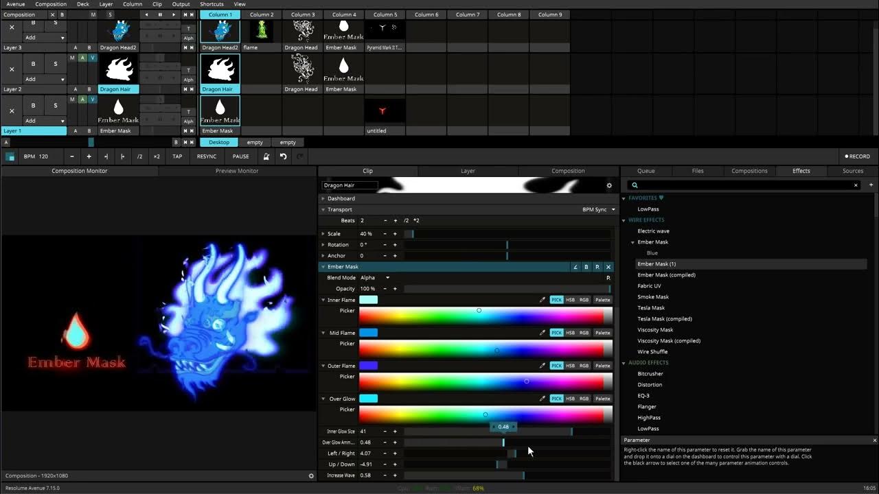Resolume Plugin Ember Mask YouTube