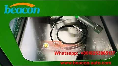 EPS208 common rail injector test bench