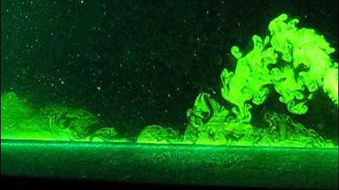 Inclined dense Jet, 3DLIF actual experiment by Philip Roberts and Ozeair Abessi