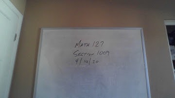 Math 127 Section 1009 4/14/20