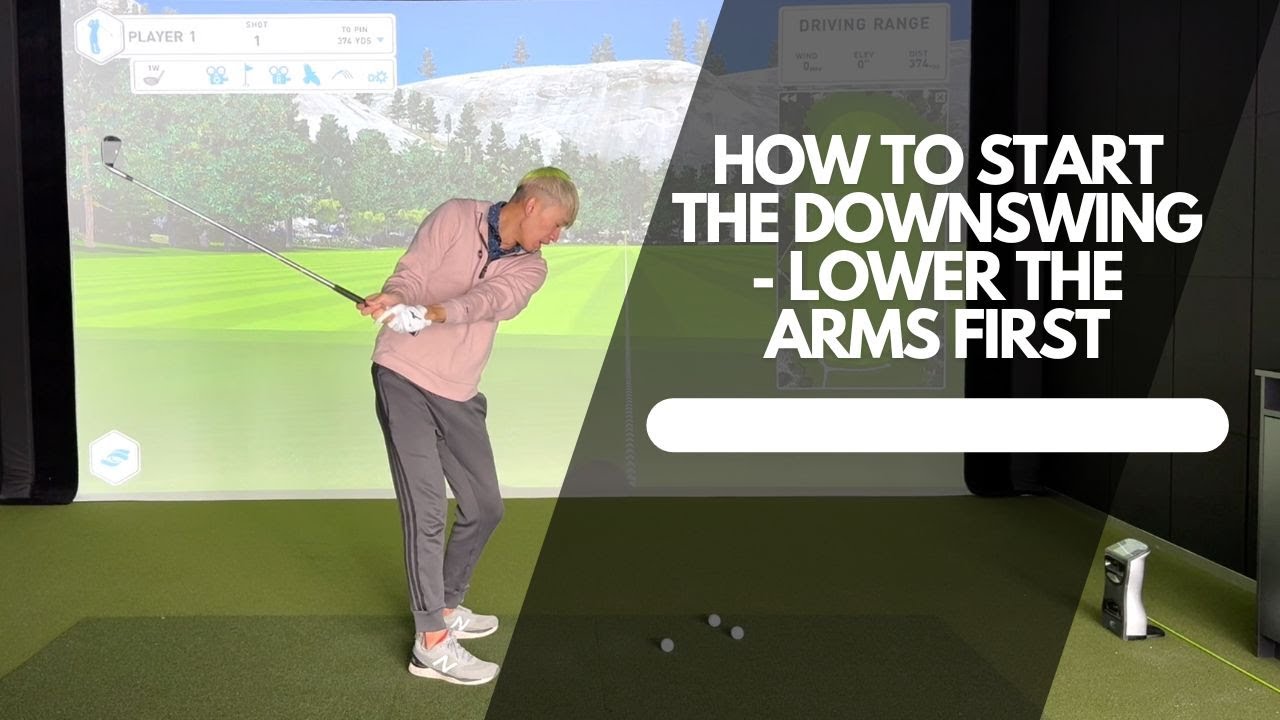 Как начать движение вниз — сначала опустите руки.