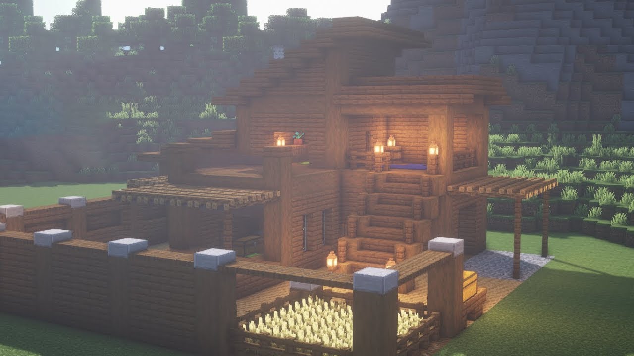 Basit Tahta Ev Nasıl Yapılır Minecraft Eğitimi YouTube