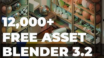 12000+ FREE ASSETS FOR BLENDER! || Blenderkit Addon || Deepak Graphics Hindi