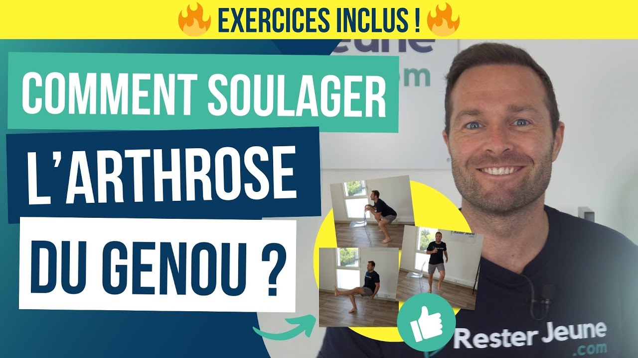 ARTHROSE DU GENOU, SOULAGEZ VOS DOULEURS avec ces Exercices Simples