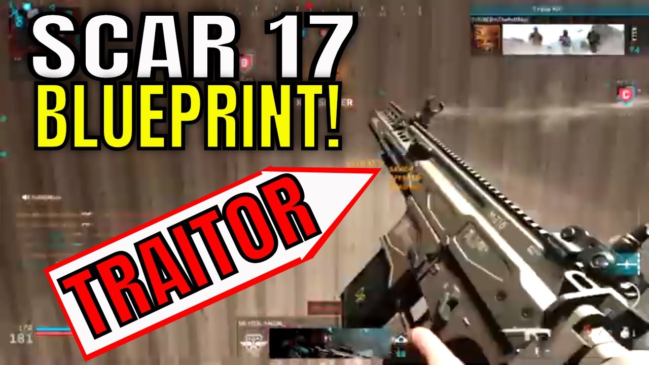 the OVERPOWERED SCAR 17 "THE TRAITOR" BLUEPRINT in MODERN WARFARE!