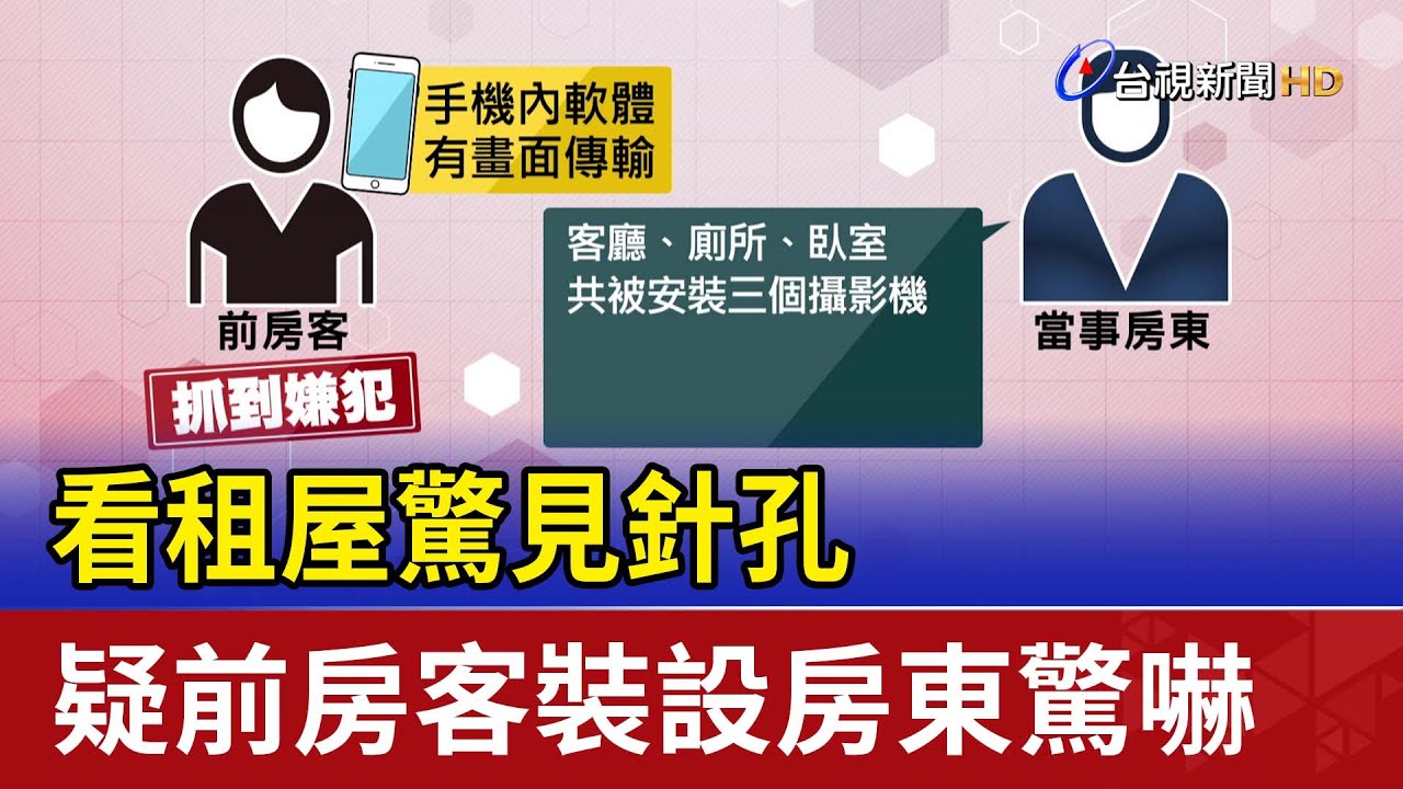 看租屋驚見針孔 疑前房客裝設房東驚嚇
