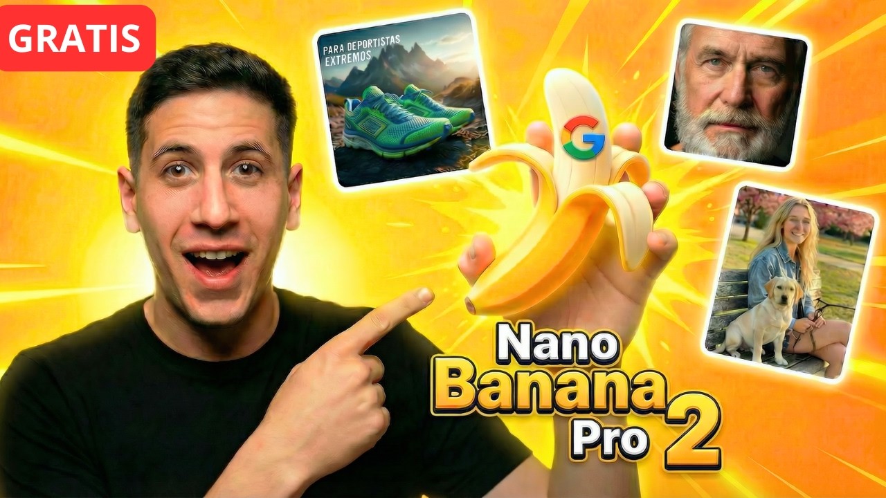 Probé Nano Banana Pro 2 y es 100% GRATIS (¿Vale la pena?) - YouTube