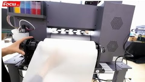 Industrial DTF printer Nebula-35F tutorial 2:How to use a DTF printer -Release printer