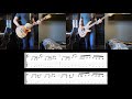 Ed Sheeran ft Chris Stapleton &amp; Bruno Mars - Blow Guitar and Bass cover with tabs