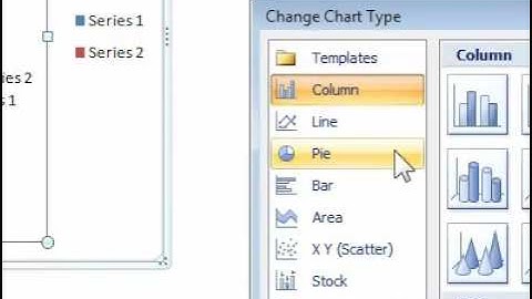 How to change the chart type of an existing chart in a document