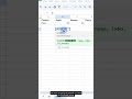 HLOOKUP Function in Google Sheets — Formula #168 of 500 #Shorts