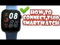HOW TO CONNECT T500 IWO 13 SMARTWATCH TO YOUR SMARTPHONE | TUTORIAL | ENGLISH