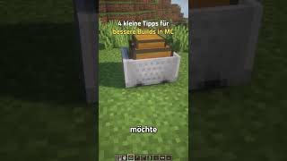 4 kleine Tipps für bessere Builds in MC